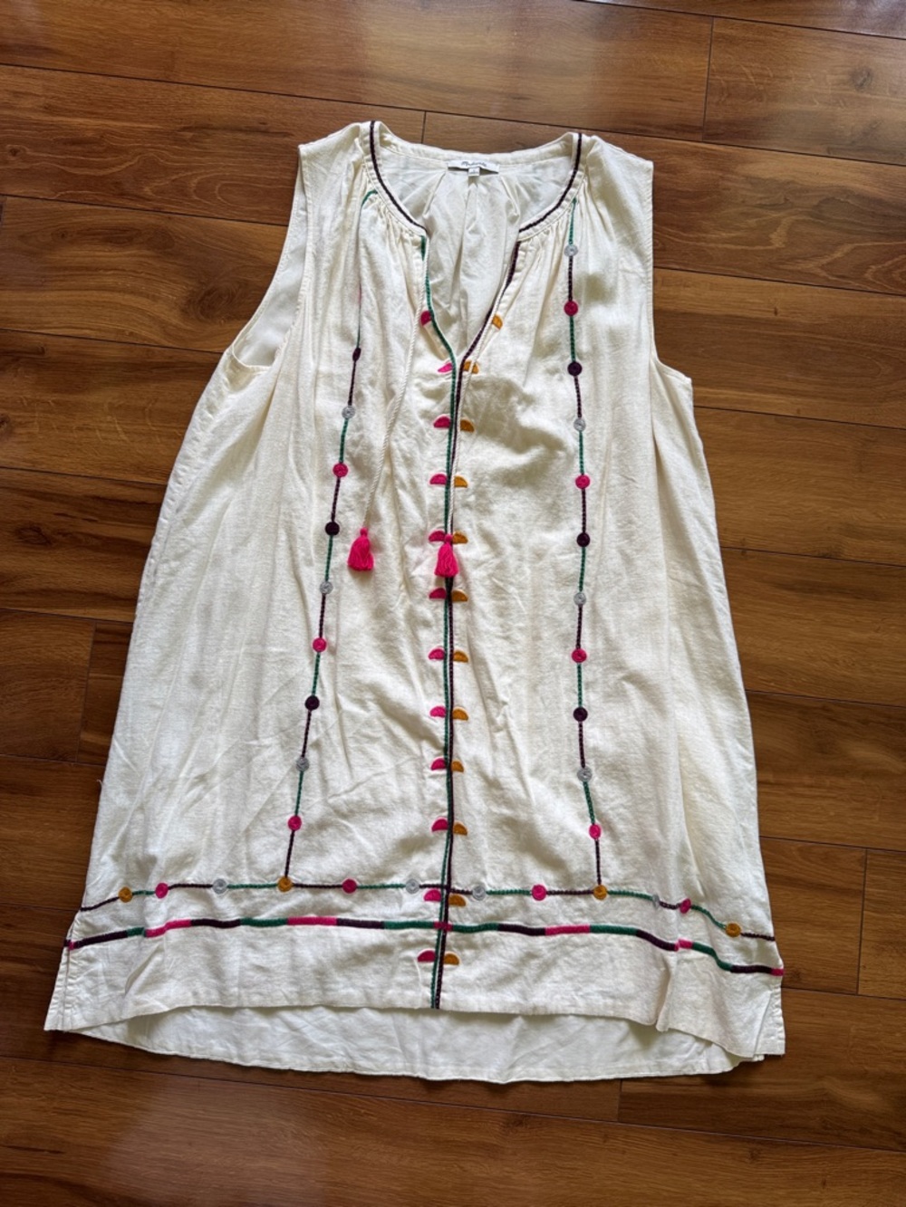 Madewell Embroidered Dress L